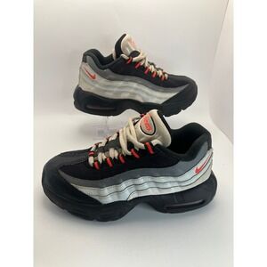 Nike Air Max 95 Kids 1Y Black/Gray/Red/White – 2024 Model